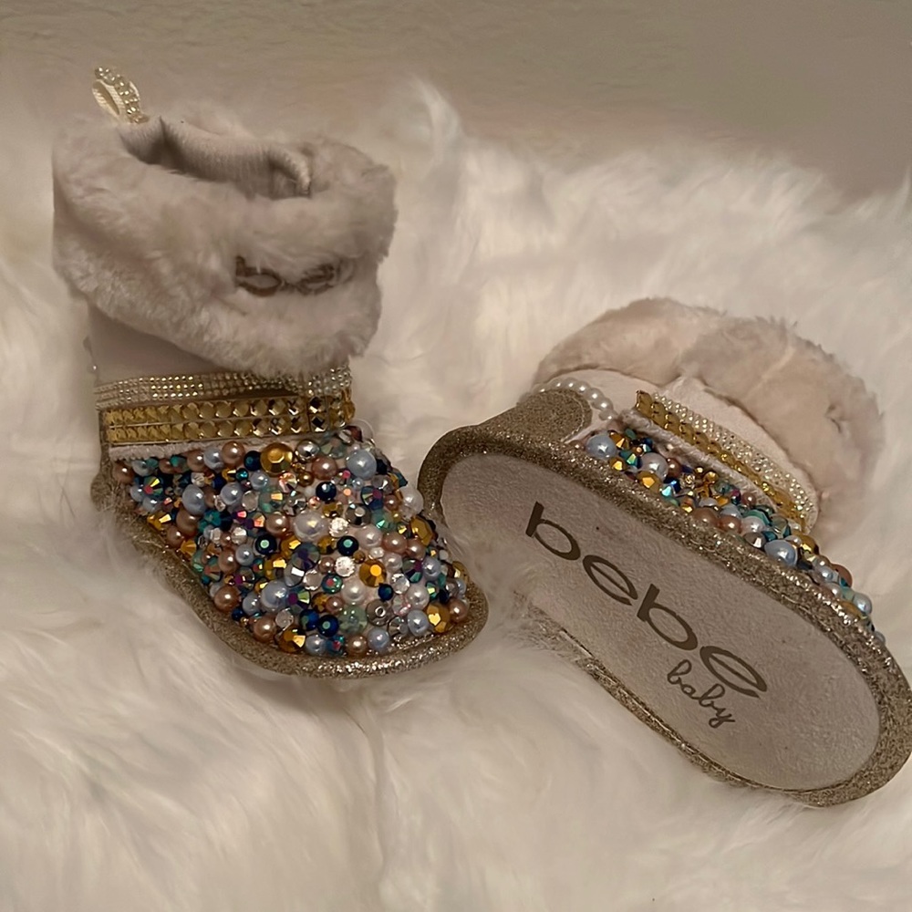 Baby Bebe bling boots - baby size 3